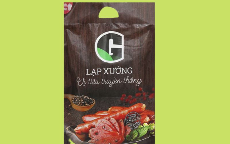 Lạp xưởng G kitchen vị tiêu truyền thống 500g