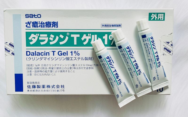 Lưu ý khi sử dụng gel chấm mụn Dalacin T Gel 1%