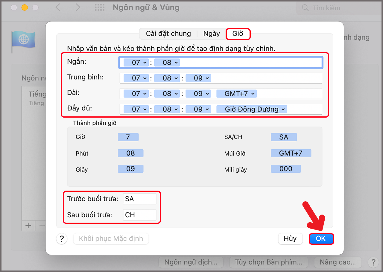 Hiển thị lịch trền màn hình MacBook