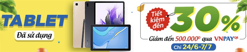 Smartphone, Tablet cũ giảm đến 40%, ưu đãi thêm tiền trăm khi thanh toán VNPAY QR Smartphone, Tablet cũ giảm đến 40%, ưu đãi thêm tiền trăm khi thanh toán VNPAY QR