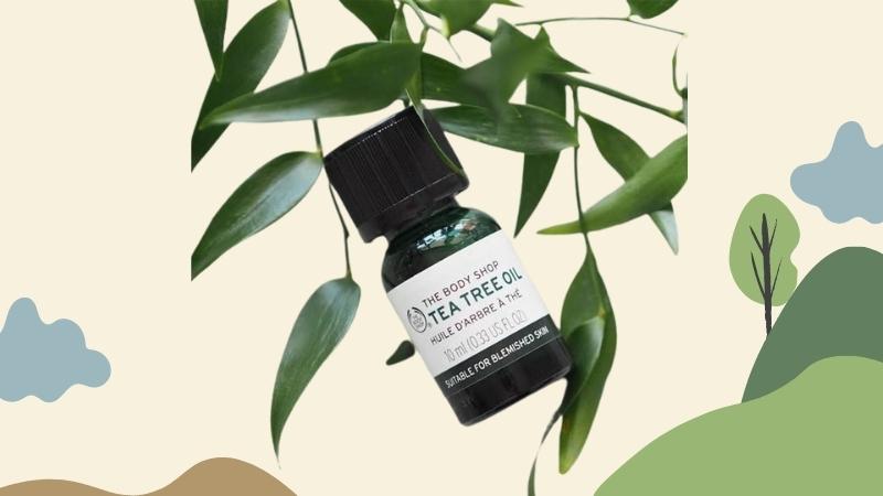 Đánh giá chi tiết tinh dầu chấm mụn Tea tree oil của The Body Shop