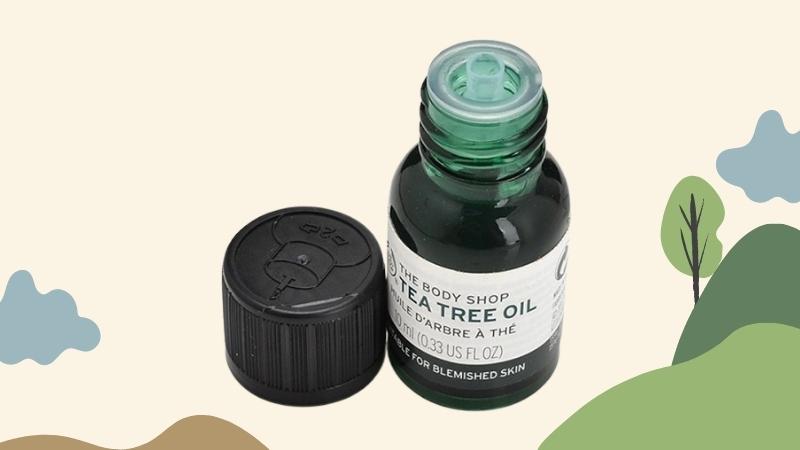 Tác dụng của tinh dầu chấm mụn Tea tree oil của The Body Shop