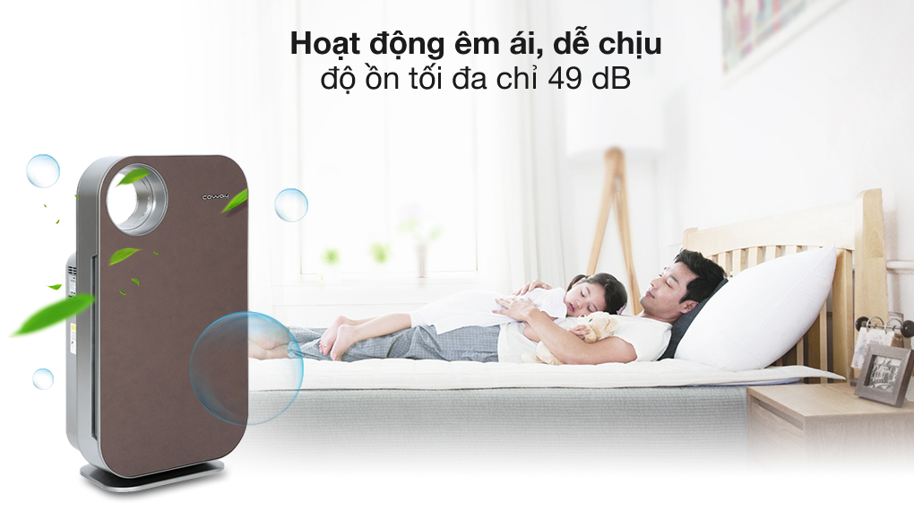 Độ ồn máy lọc không khí Coway thấp