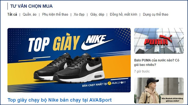 Đa dạng các bài viết ở chuyên mục Tư vấn chọn mua