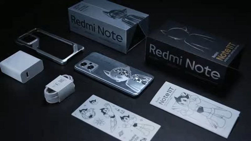 Trên tay Redmi Note 11T Pro+ Astro Boy: Thiết kế đậm chất nghệ thuật