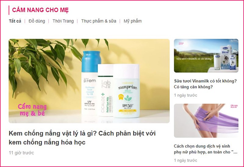  Mẹ và Bé của AVAKids: Nơi tổng hợp kiến thức, kinh nghiệm nuôi dạy con