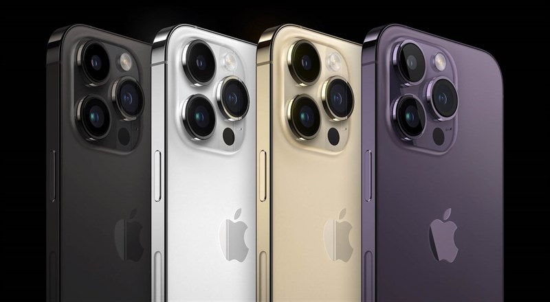 Mới nhất iPhone 14 Pro: Màn hình đục lỗ, màu tím đẹp mắt camera 48 MP