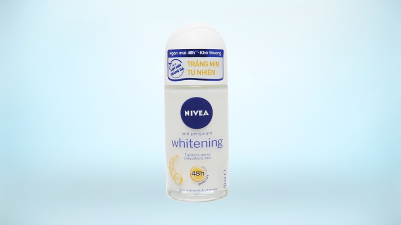 Cách phân biệt lăn ngăn mùi Nivea Whitening trắng mịn tự nhiên thật giả?