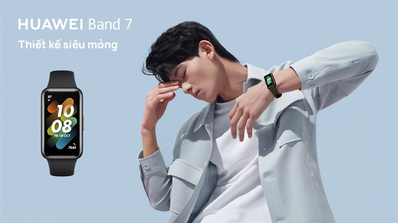 HUAWEI Band 7 ra mắt tại Việt Nam với các tính năng theo dõi sức khỏe tuyệt vời HUAWEI Band 7 ra mắt tại Việt Nam với các tính năng theo dõi sức khỏe tuyệt vời