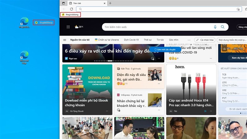 Cách mở nhanh Website bằng phím tắt trên Windows