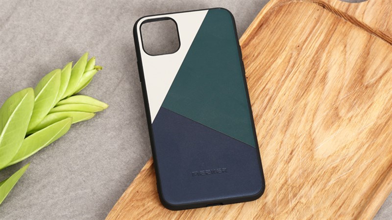 Ốp lưng iPhone 11 Pro Max Nhựa cứng viền dẻo Mixed color leather case MEEKER