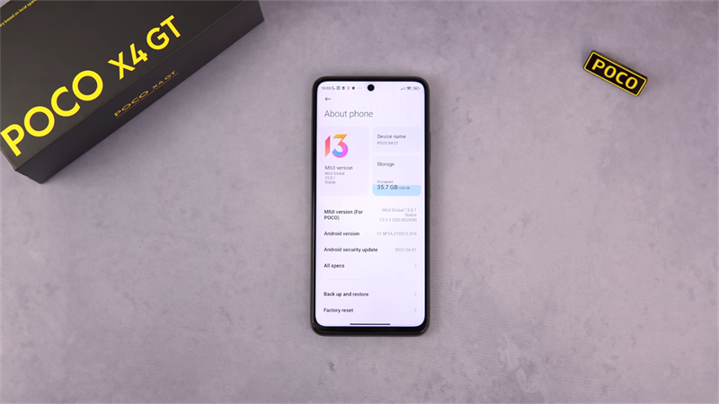 Trên tay POCO X4 GT Trên tay POCO X4 GT