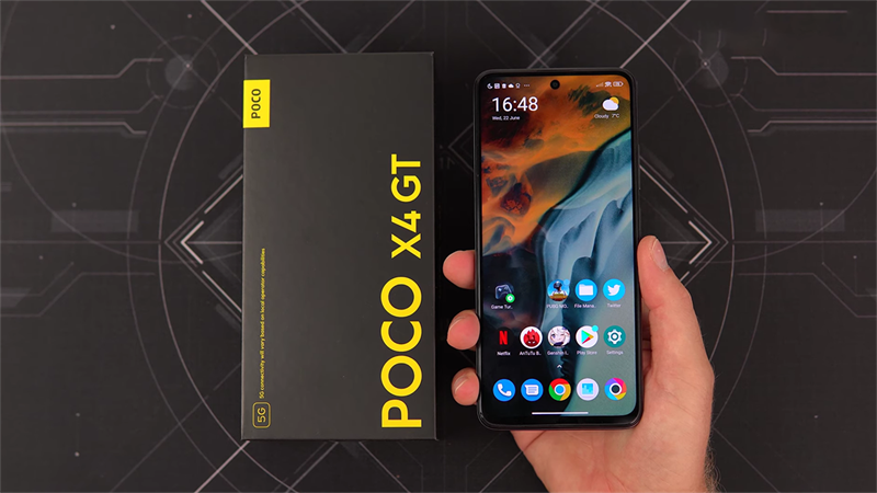 Trên tay POCO X4 GT Trên tay POCO X4 GT