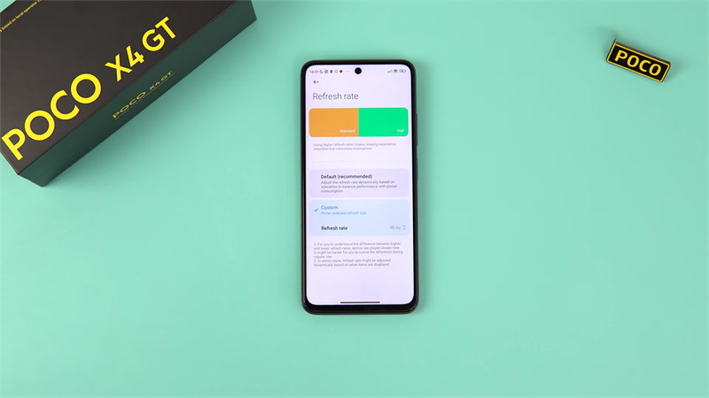 Trên tay POCO X4 GT Trên tay POCO X4 GT