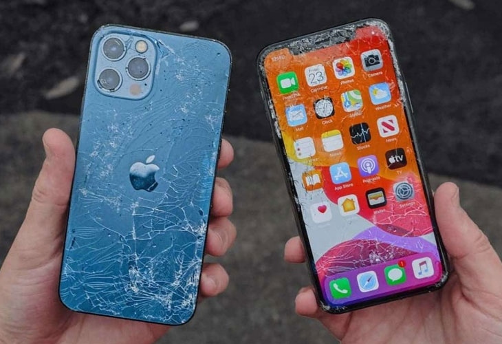 iPhone bị rơi rớt, va đập mạnh có thể làm hỏng cụm Face ID