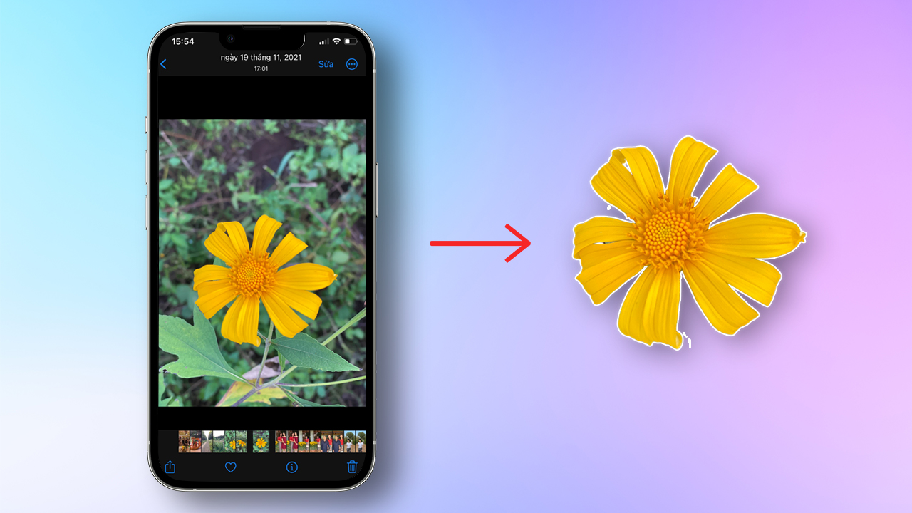 Cách lấy vật thể ra khỏi ảnh trên iPhone