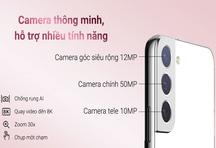 Điện thoại chụp ảnh đẹp Samsung Galaxy S22