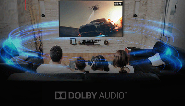 Tổng hợp các công nghệ âm thanh nổi bật trên tivi Samsung 2022 > Công nghệ Dolby Atmos không dây - Trải nghiệm điện ảnh đỉnh cao