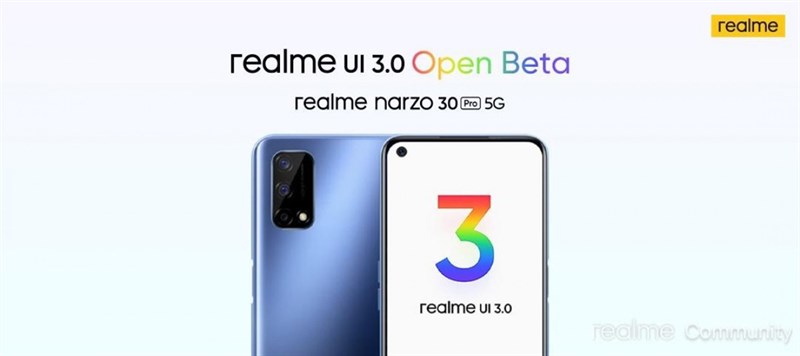 Narzo 30 Pro 5G nhận bản cập nhật Realme UI 3.0 beta Narzo 30 Pro 5G nhận bản cập nhật Realme UI 3.0 beta