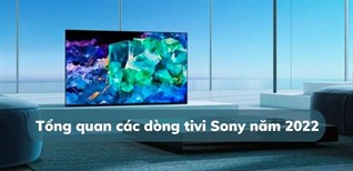 Tổng quan các dòng tivi Sony năm 2022