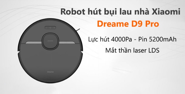 Robot hút bụi Dreame có lực hút mạnh mẽ