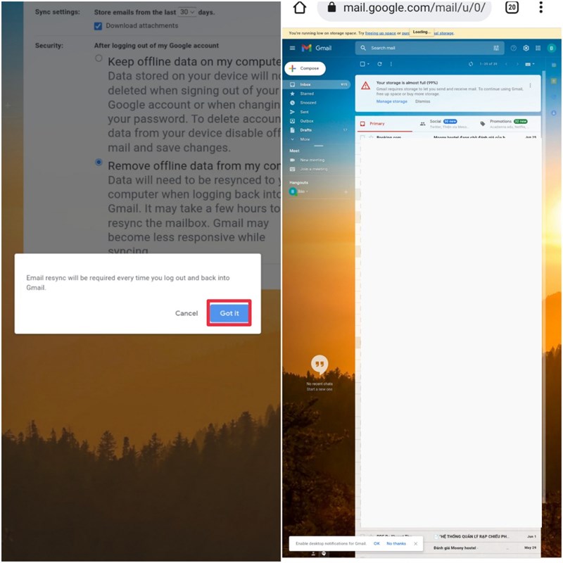 Cách sử dụng Gmail offline không cần kết nối mạng