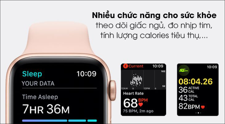 Năm 2022 thì nên chọn mua Apple Watch phiên bản nào? > Hàng loạt tính năng theo dõi sức khỏe