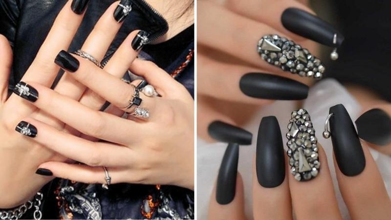 Khám phá những mẫu nail màu đen mới nhất năm 2024 - Lookme.vn