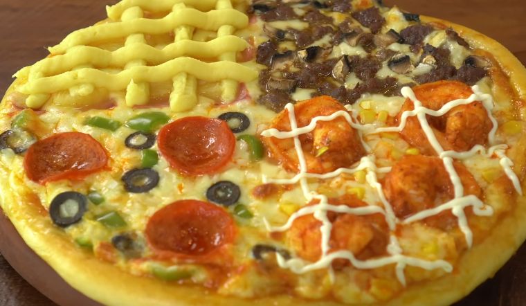 Công thức làm bánh pizza 4 vị giòn xốp chiêu đãi cả nhà cuối tuần