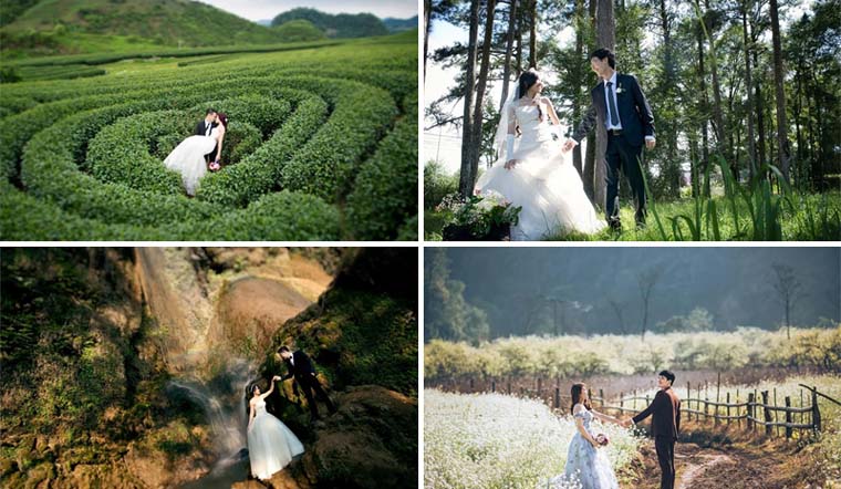 Bỏ túi 5 địa điểm chụp ảnh cưới tại Mộc Châu cực ảo