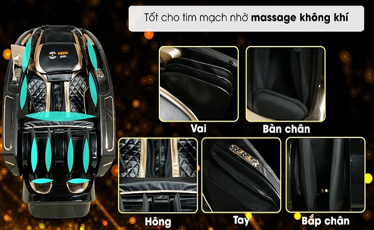 Ghế Massage Airbike Sports MK-337 có massage không khí