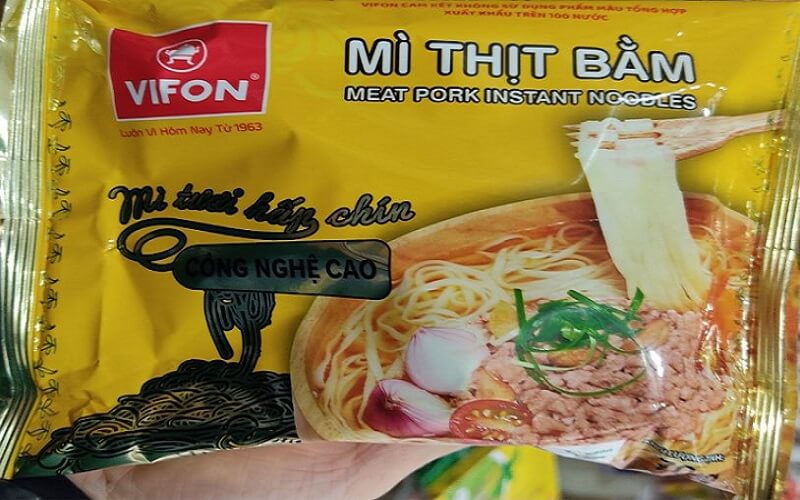 Mì tươi mới của Vifon được sản xuất bằng các nguyên liệu được chọn lọc kỹ lưỡng