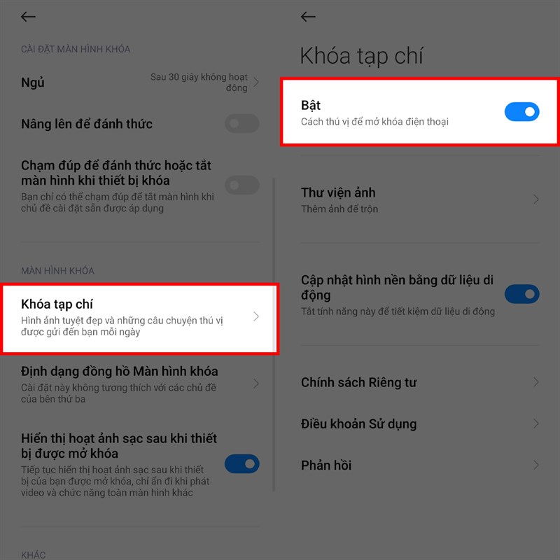 Tính năng trên MIUI 13