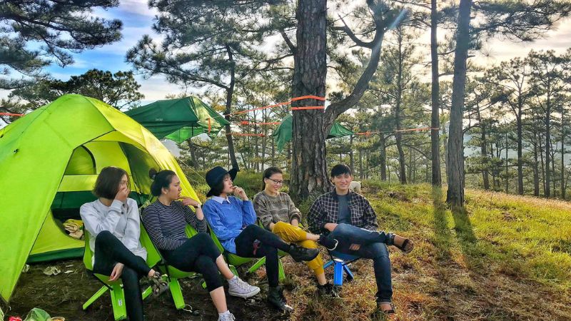‘Chill’ with friends with the top 10 beautiful camping sites in Da Lat