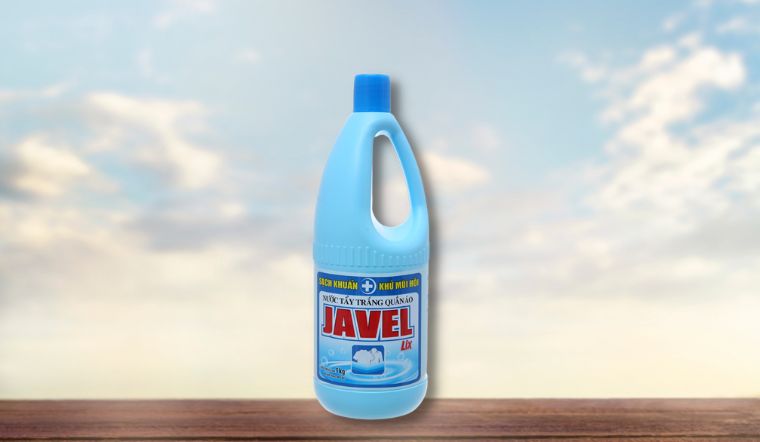 Nước tẩy quần áo trắng Lix Javel tẩy sạch vết bẩn, diệt khuẩn đến 99%