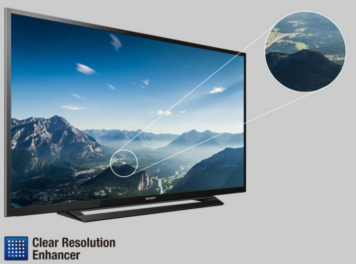 Công nghệ Clear Resolution Enhancer trên tivi sony