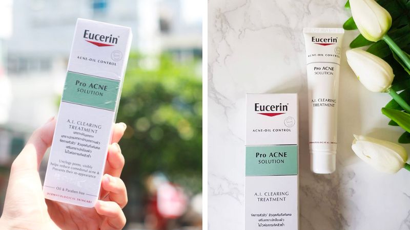 Kem chấm mụn Eucerin có ưu và nhược điểm gì?