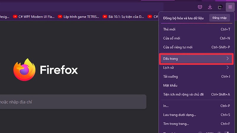 Cách nhập dữ liệu bookmark từ trình duyệt khác vào Mozilla Firefox Cách nhập dữ liệu bookmark từ trình duyệt khác vào Mozilla Firefox