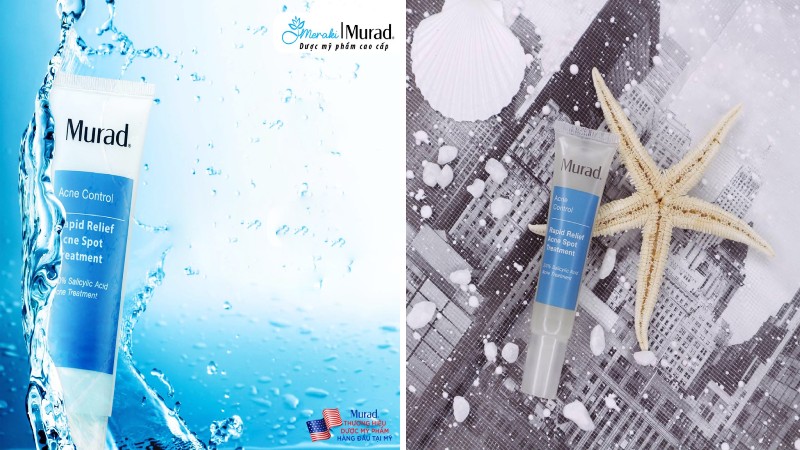Cách sử dụng gel chấm mụn Murad Rapid Relief Acne Spot Treatment 4h