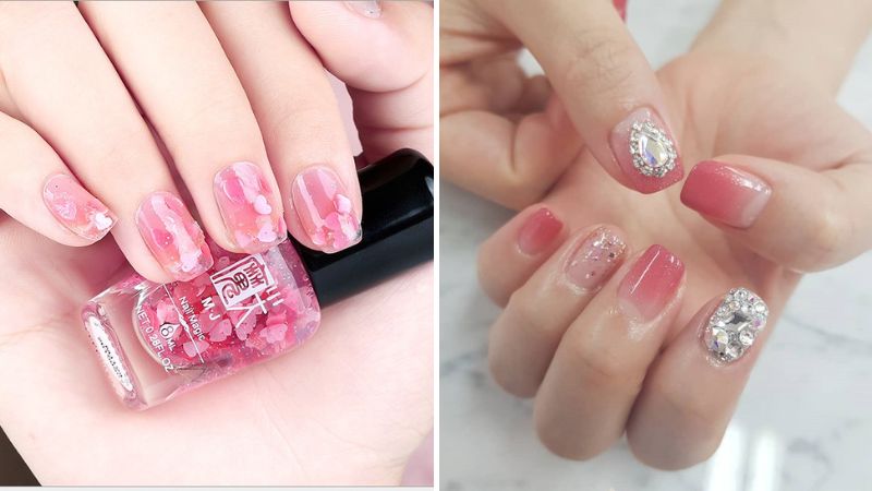 100+ mẫu nail màu hồng cực xinh cho cô nàng kẹo ngọt - SURIA LINK