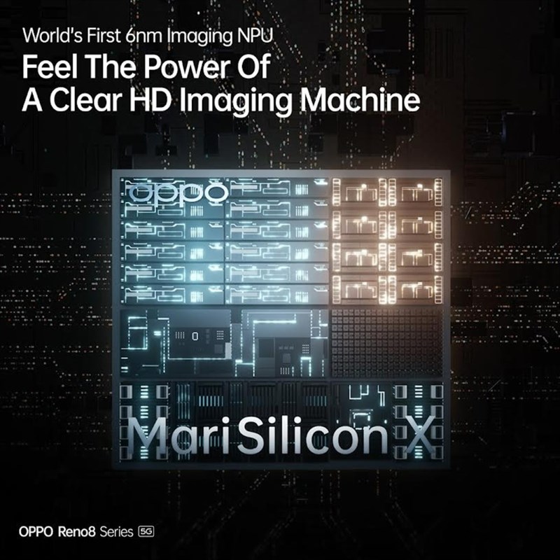 Dòng Reno8 được trang bị NPU MariSilicon X cải thiện hiệu suất máy ảnh