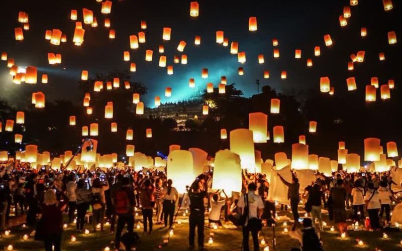 Releasing lanterns