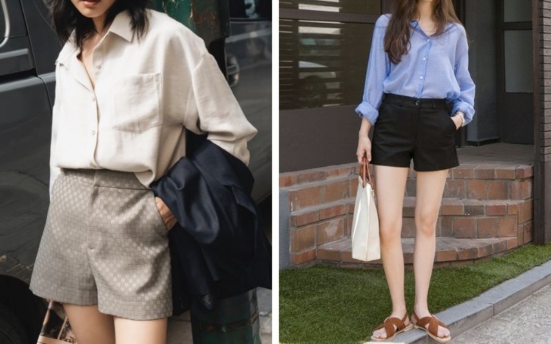 Top hơn 86 về áo sơ mi quần short nữ mới nhất