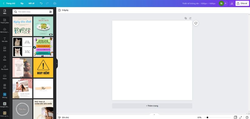 Cách tạo GIF động trên Canva