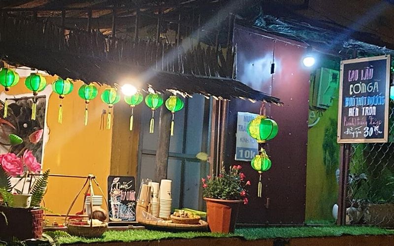 Quán Cafe Cao Lầu Không Gian Xanh