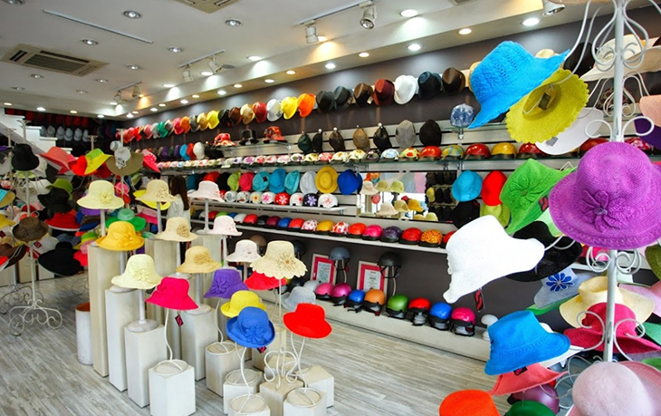 Các mẫu nón của thương hiệu Nón Sơn