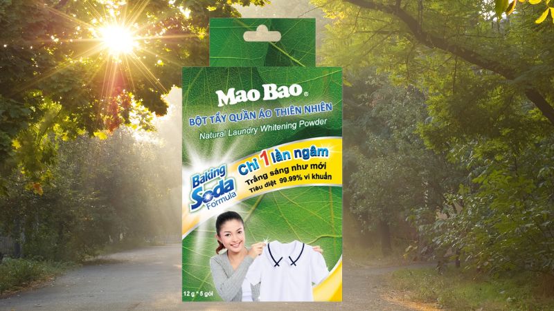 Hương liệu có trong bột tẩy Mao Bao, giúp quần áo trắng sáng như mới sau 1 lần ngâm
