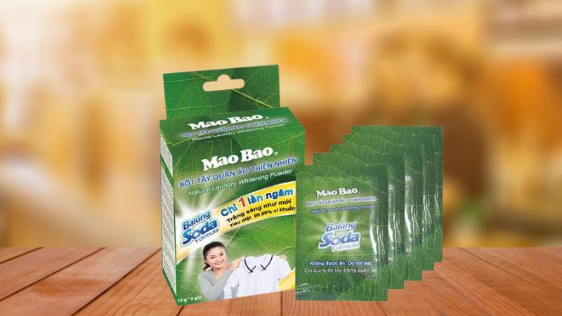Hướng dẫn sử dụng bột tẩy Mao Bao, giúp quần áo trắng sáng như mới sau 1 lần ngâm