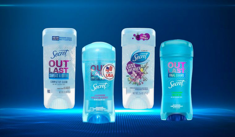 Kháng khuẩn và ngăn mùi hiệu quả với gel khử mùi Secret