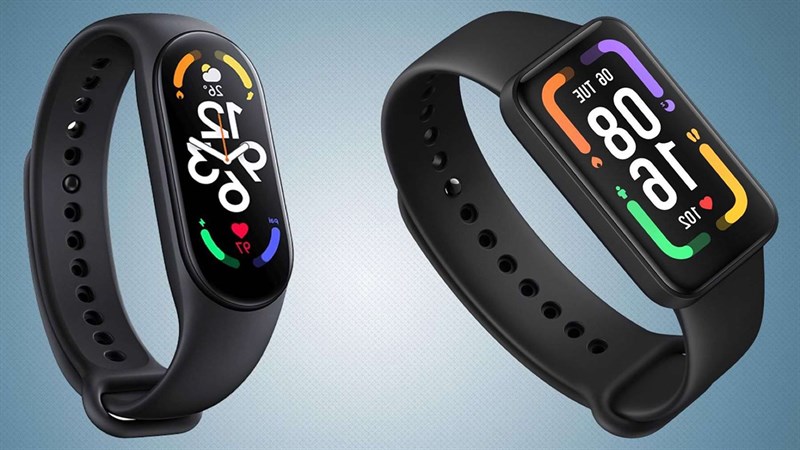 Hình ảnh smartwatch Xiaomi Band 7 Pro (bên trái)